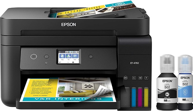 Epson EcoTank ET-4760 Sublimation Printer