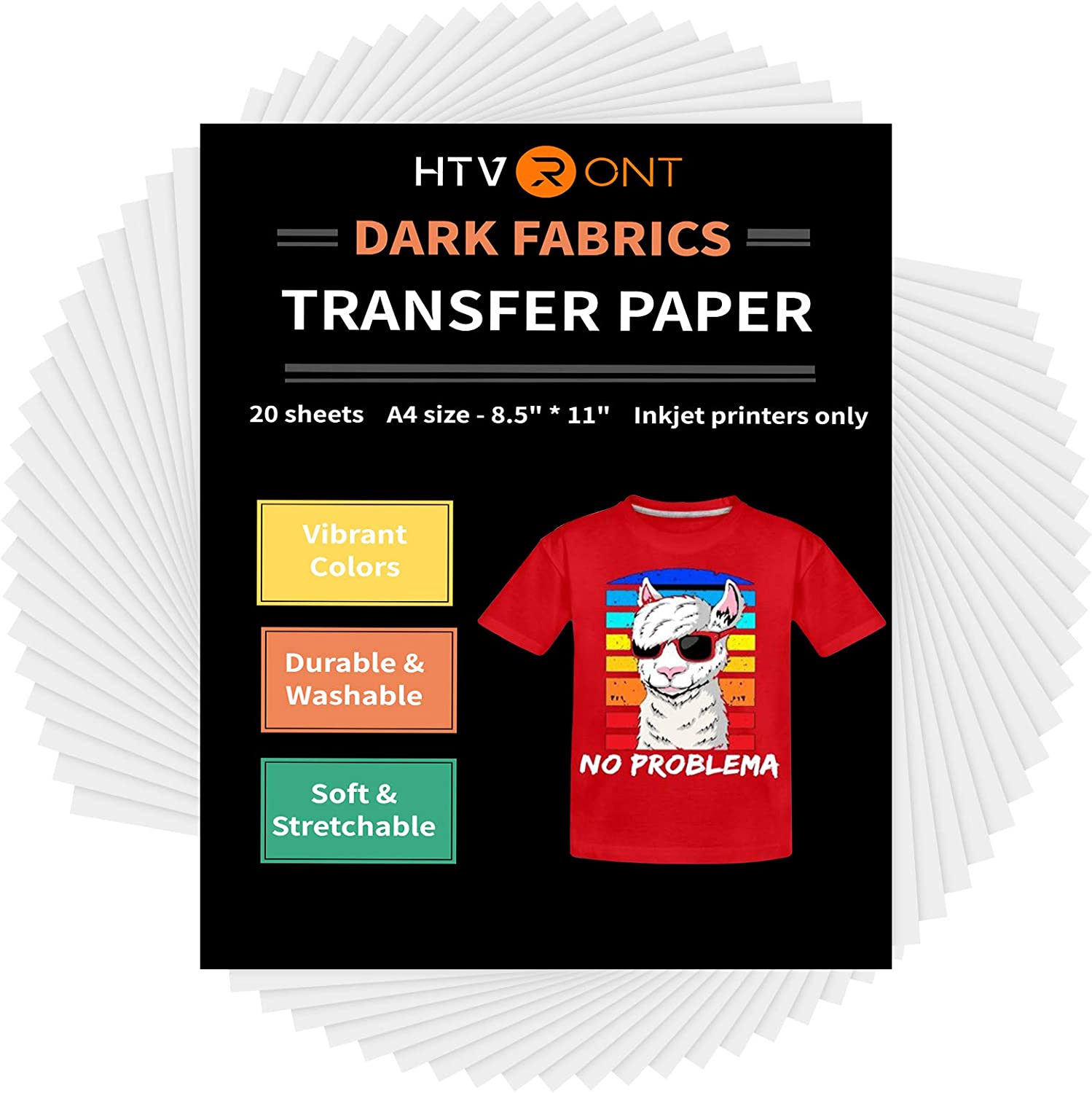 htvront heat transfer sublimation paper for dark fabric