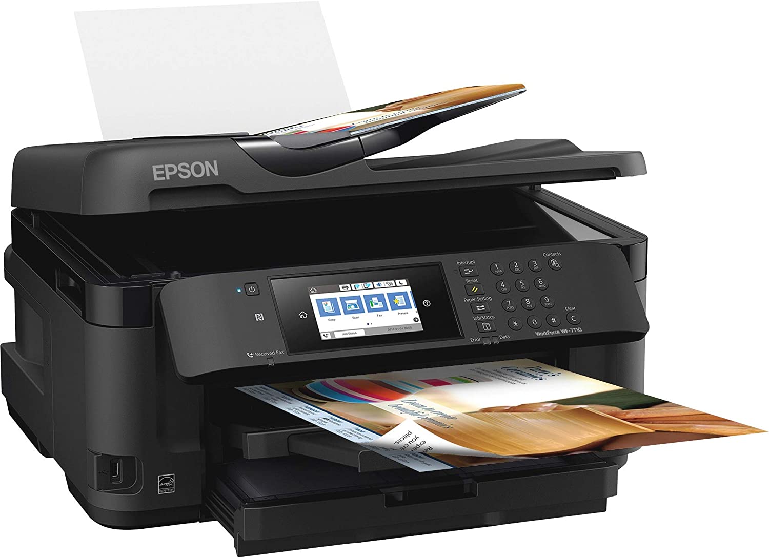 Epson WorkForce WF-7710 Inkjet Printer - Best Inkjet Printer for Cricut