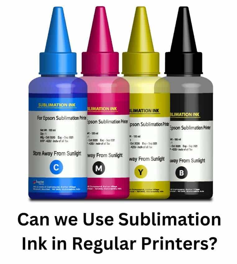 sublimation ink in regular printers